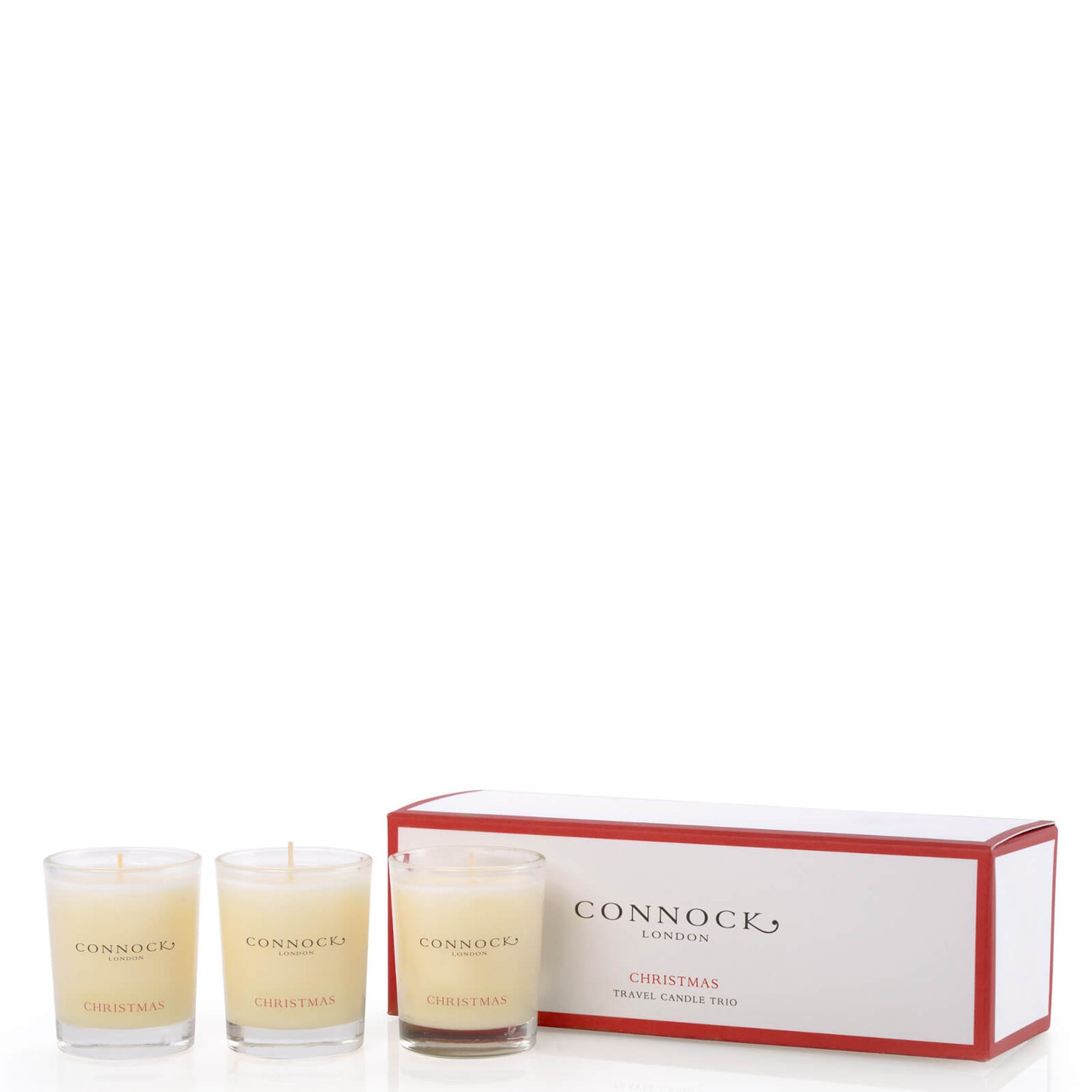 Connock London Christmas Candle Trio 3 x 35g 룩판타스틱 코리아 해외직구
