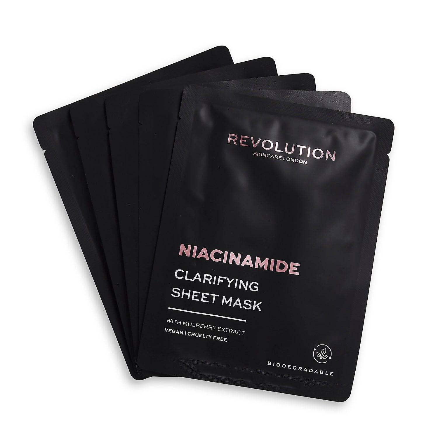 Revolution Skincare Biodegradable Clarifying Niacinamide Sheet Mask (5
