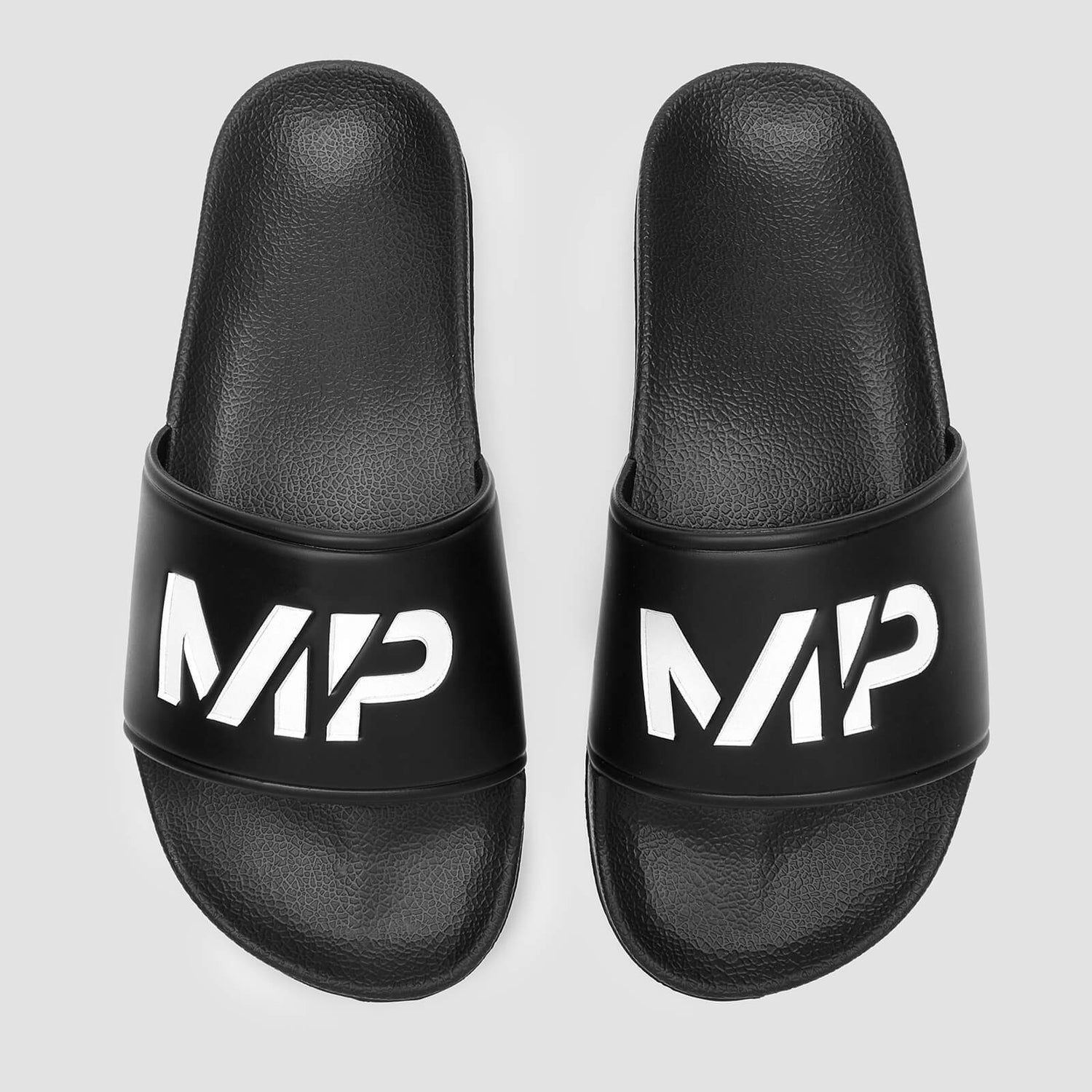 Men's Sliders Black/White MYPROTEIN™