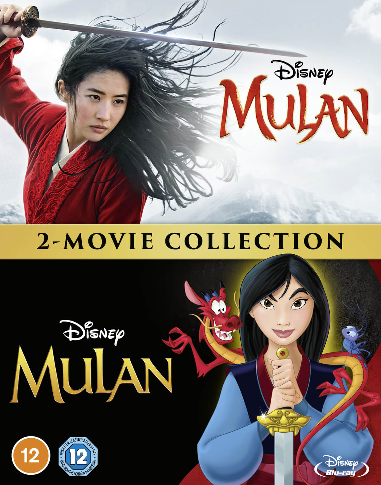 Mulan Live Action/Mulan Animation Double Pack Blu-ray | Zavvi US