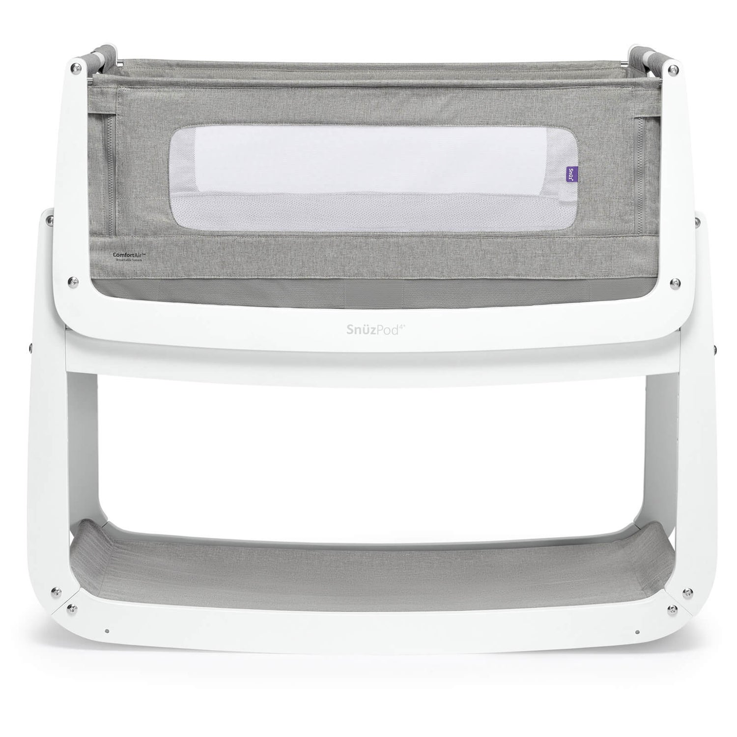 SnüzPod4 Bedside Crib Dusk Grey