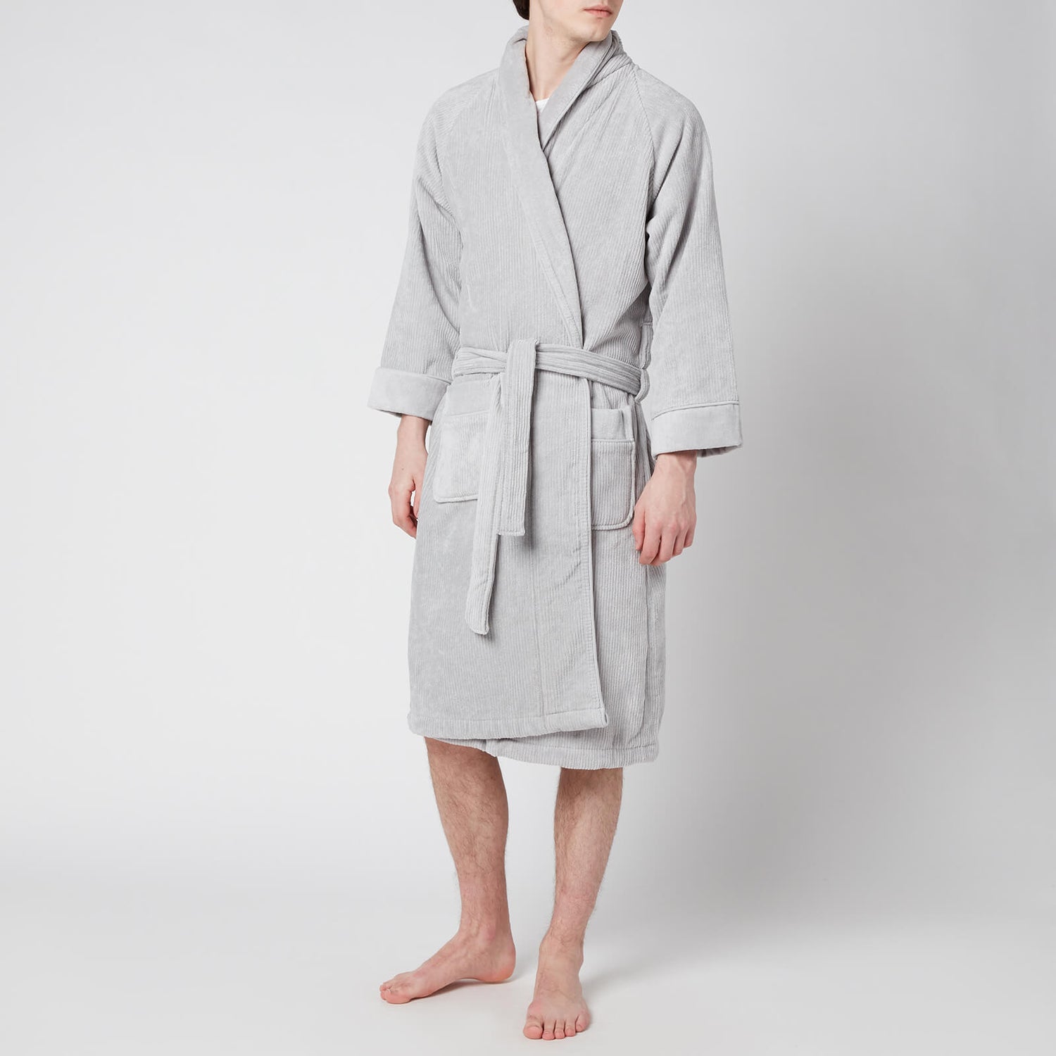 Christy Luxury Egyptian Cotton Dressing Gown - Grey | TheHut.com