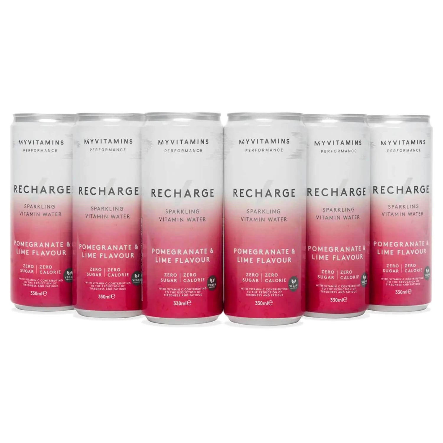 Recharge Energy Vitamin Water (x6) Performance Myvitamins