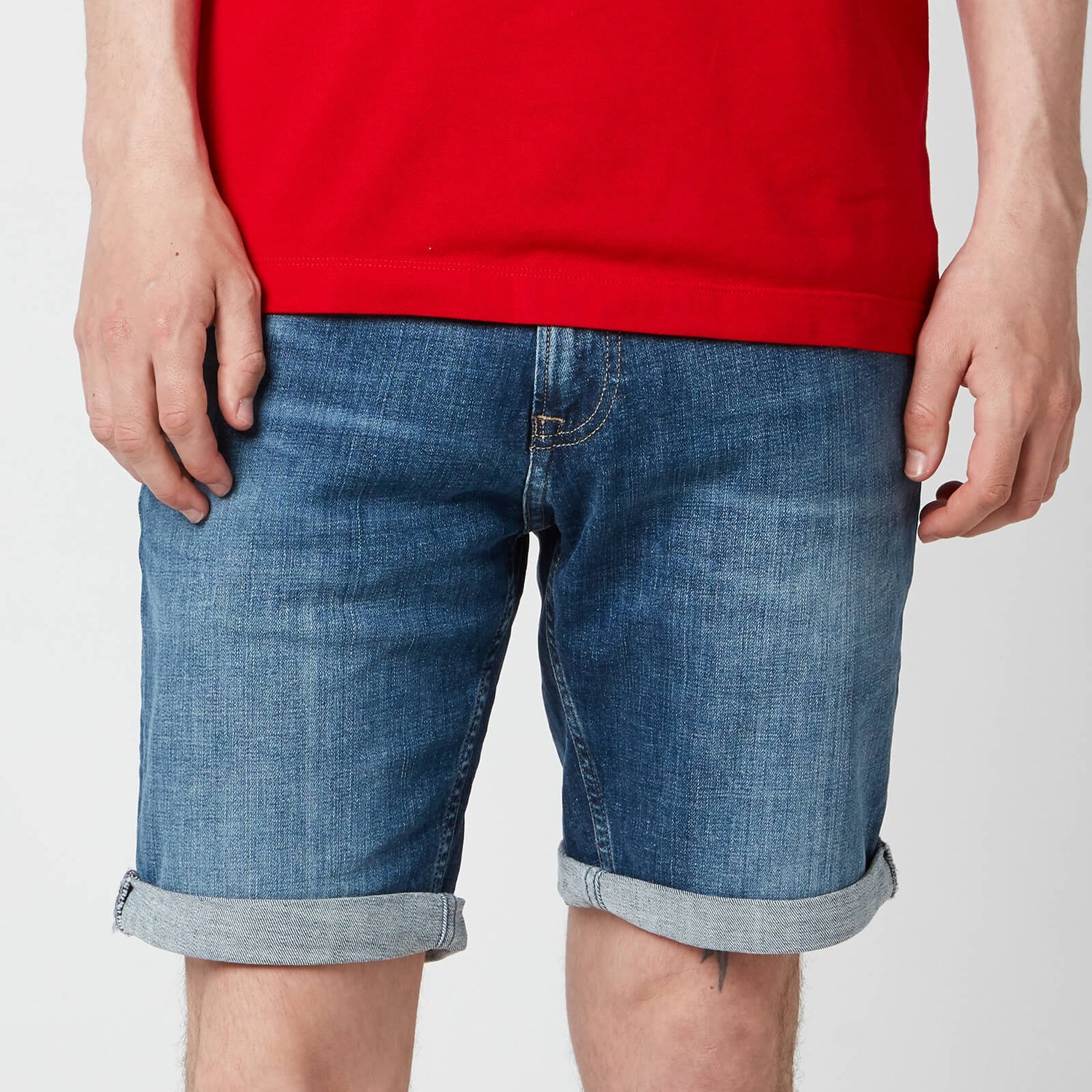 Tommy Jeans Men's Scanton Slim Denim Shorts - Hampton MB | TheHut.com
