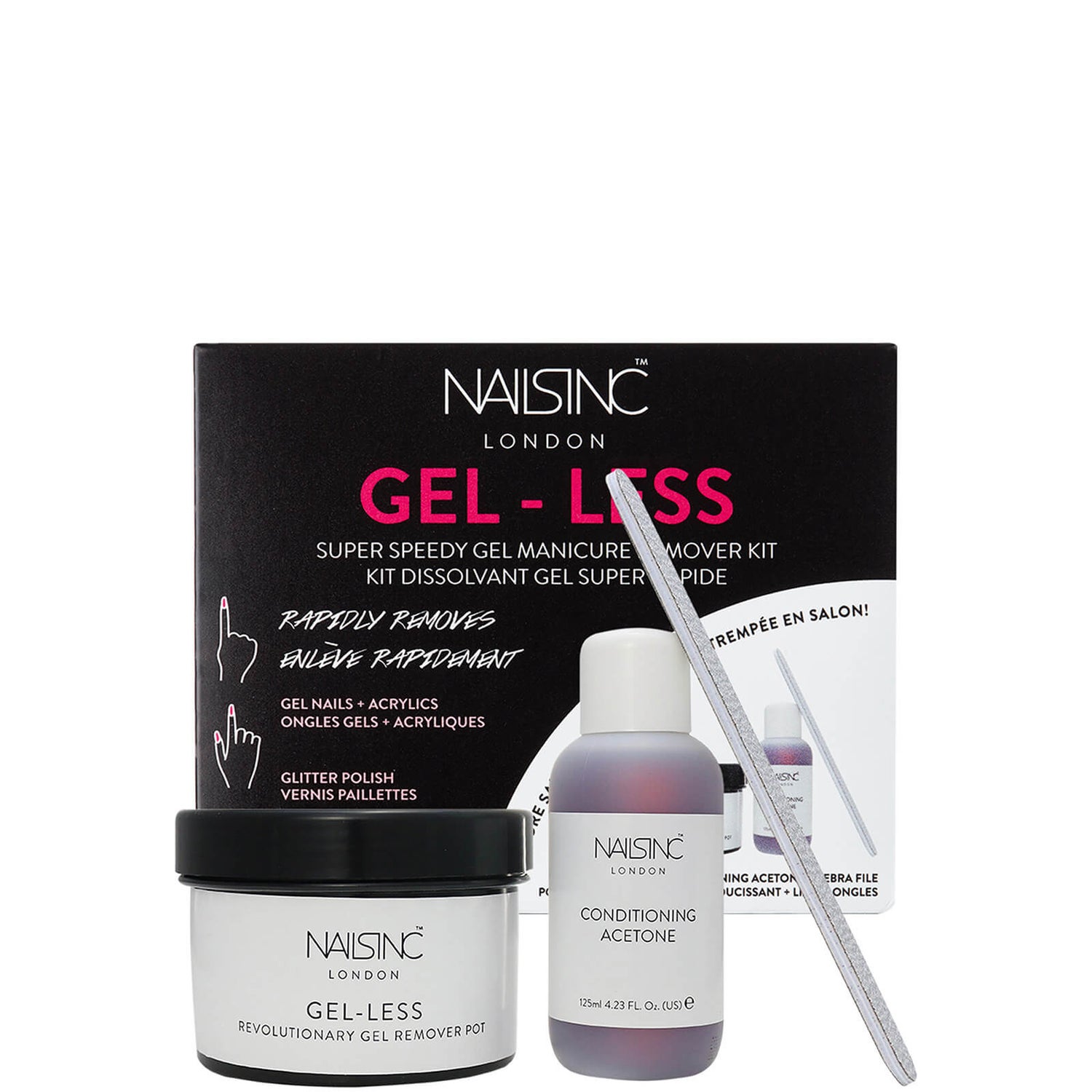 nails inc. GelLess Remover Pot (Worth £19.00) Cult Beauty