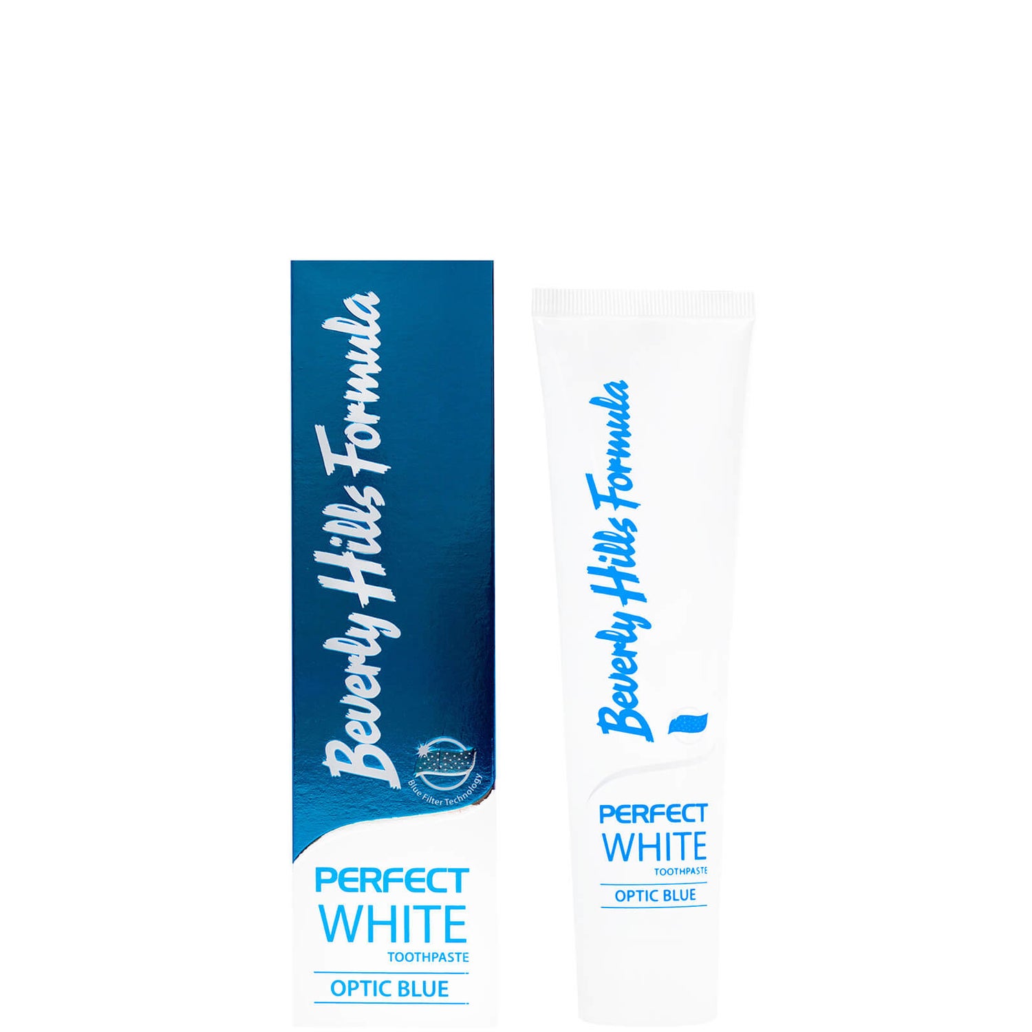 Beverly Hills Formula Perfect White Optic Blue Toothpaste 100ml LOOKFANTASTIC