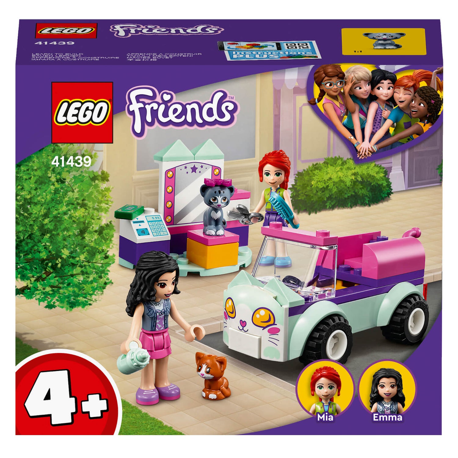 LEGO Friends: Cat Grooming Car Toy Kittens Playset (41439) Toys - Zavvi UK