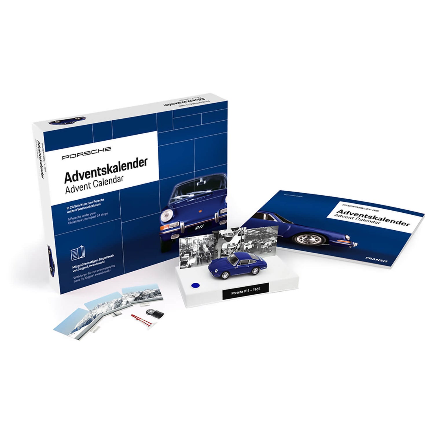 Franzis Official Porsche 911 Advent Calendar Toys Zavvi UK
