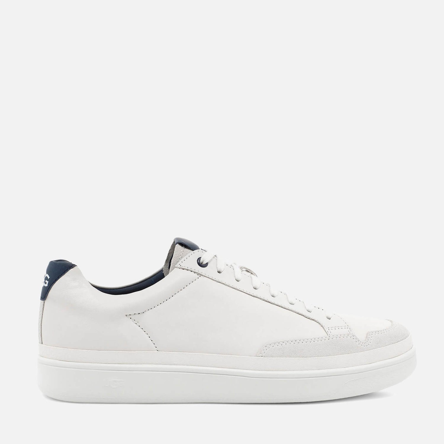 UGG Men's South Bay Leather Low Top Trainers - White | FREE UK Delivery ...