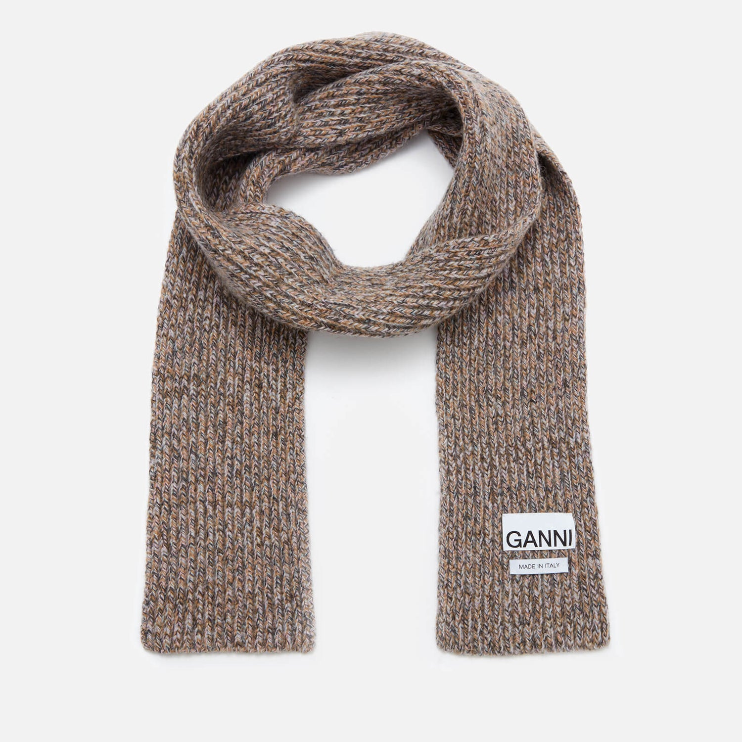 green ganni scarf