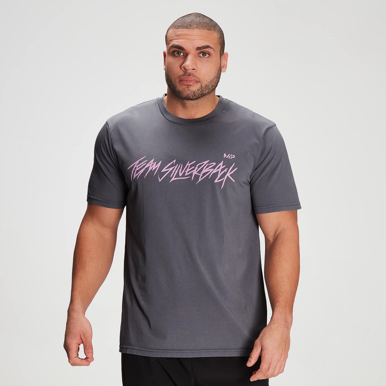 MP X Zack George Men's Washed T-Shirt | Carbon | MYPROTEIN™