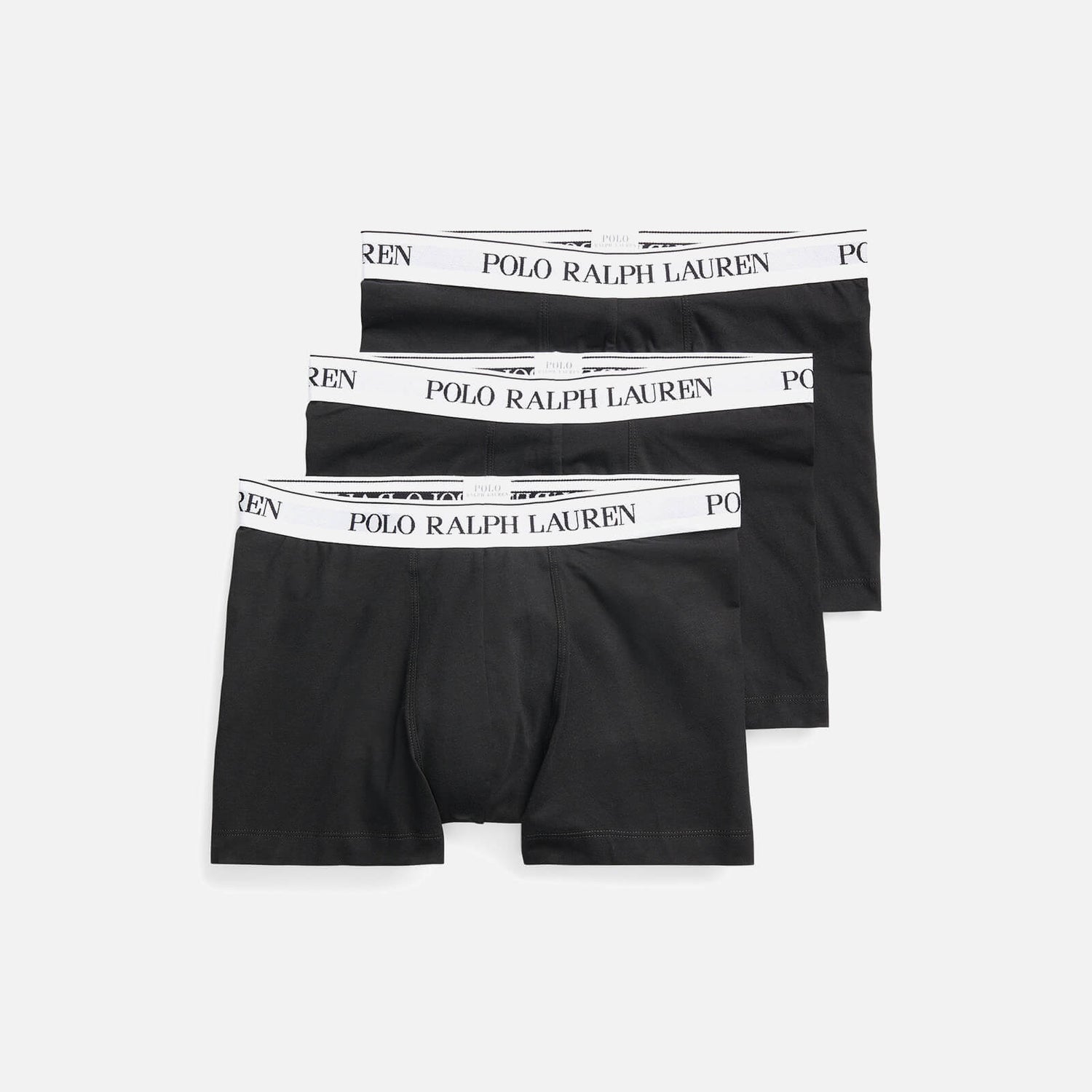 Polo Ralph Lauren Men's Classic 3 Pack Trunks - Black/White | TheHut.com