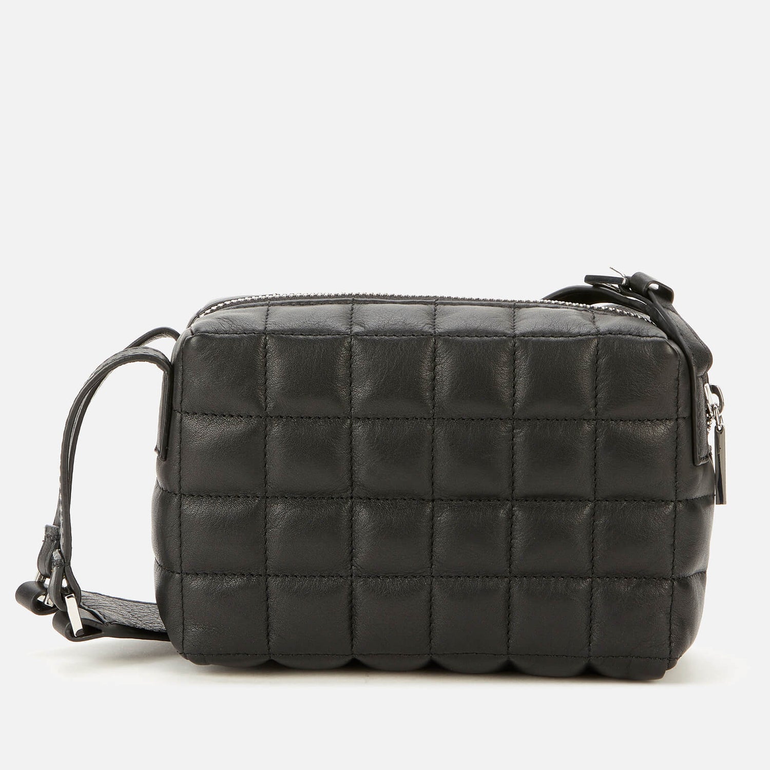 Whistles Women's Elias Quilted Crossbody Bag Black