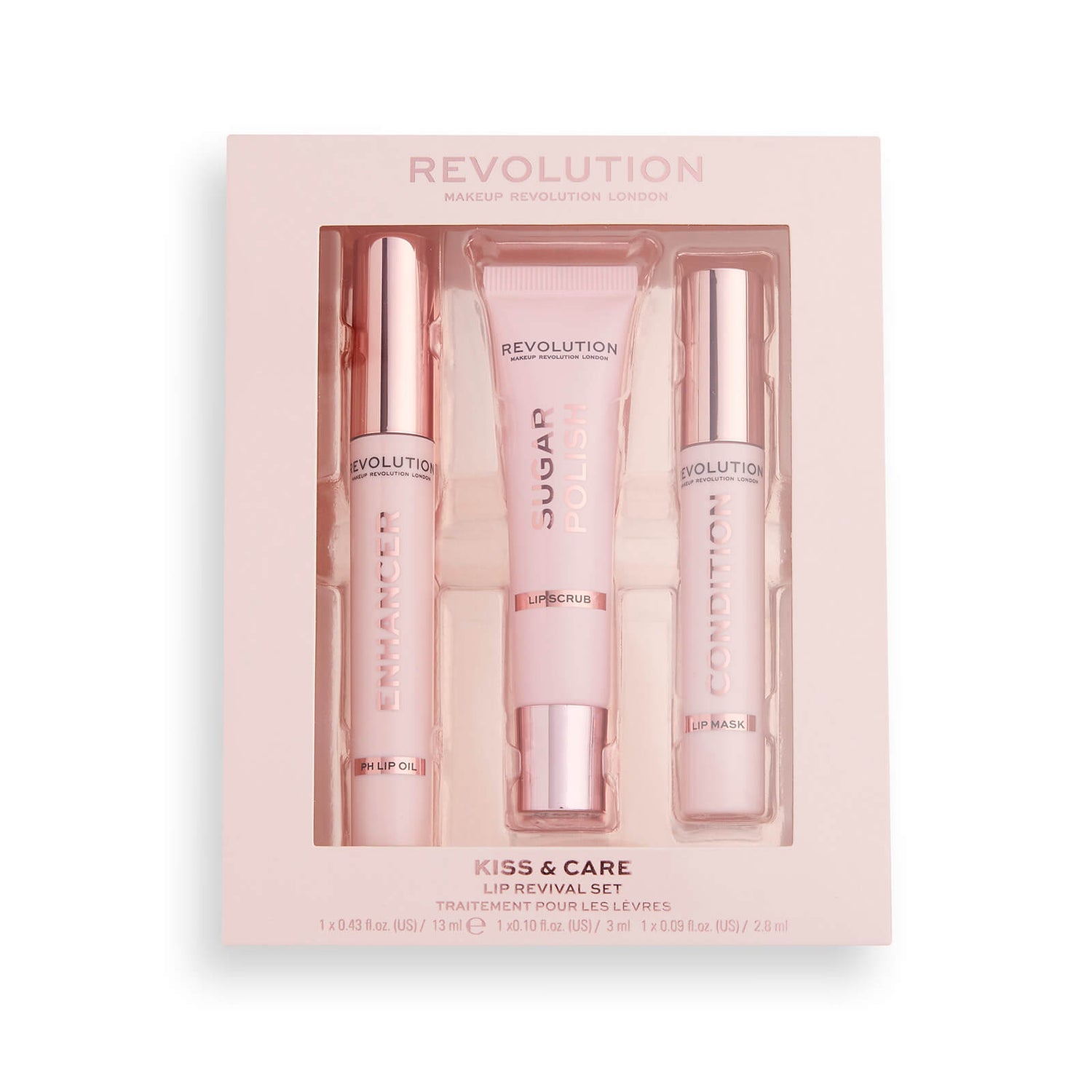 Makeup Revolution Kiss and Care Lip Set lookfantastic 台灣站