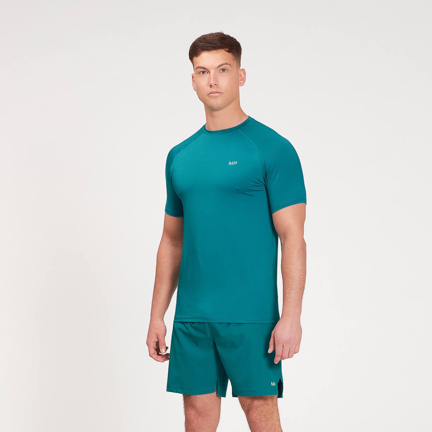 MP Men's Velocity Short Sleeve TShirt Teal MYPROTEIN™