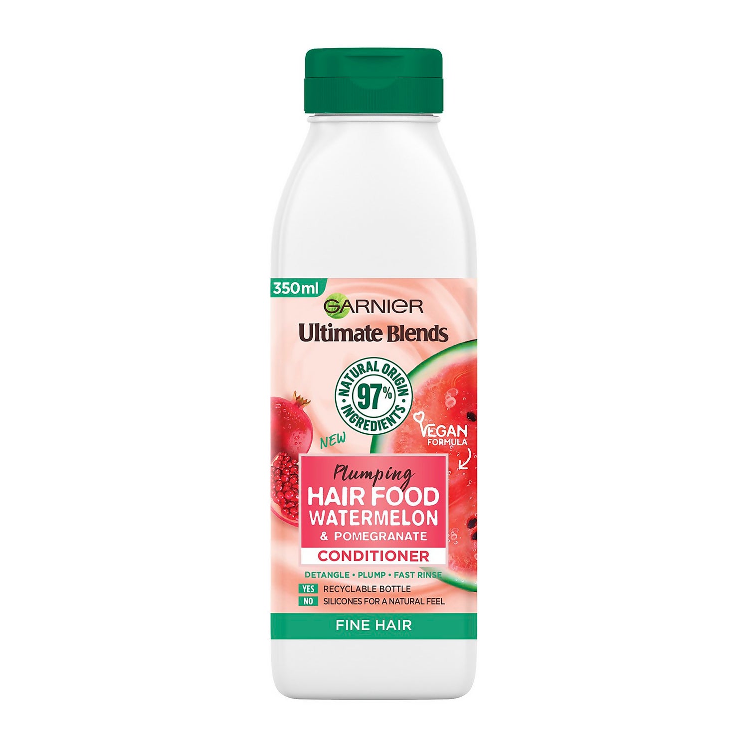 Garnier Ultimate Blends Plumping Hair Food Watermelon Conditioner 350ml