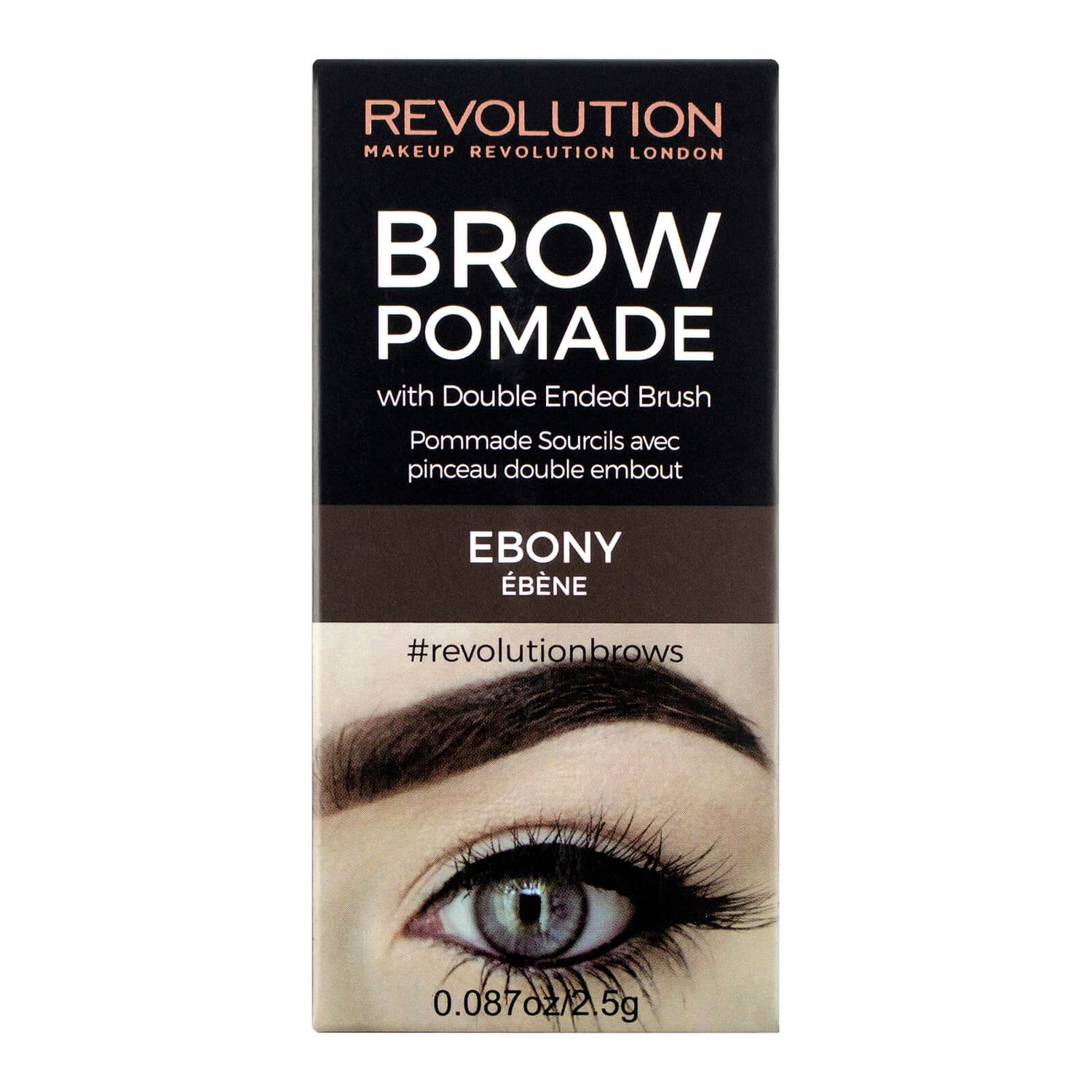 Ebony eyebrow pomade