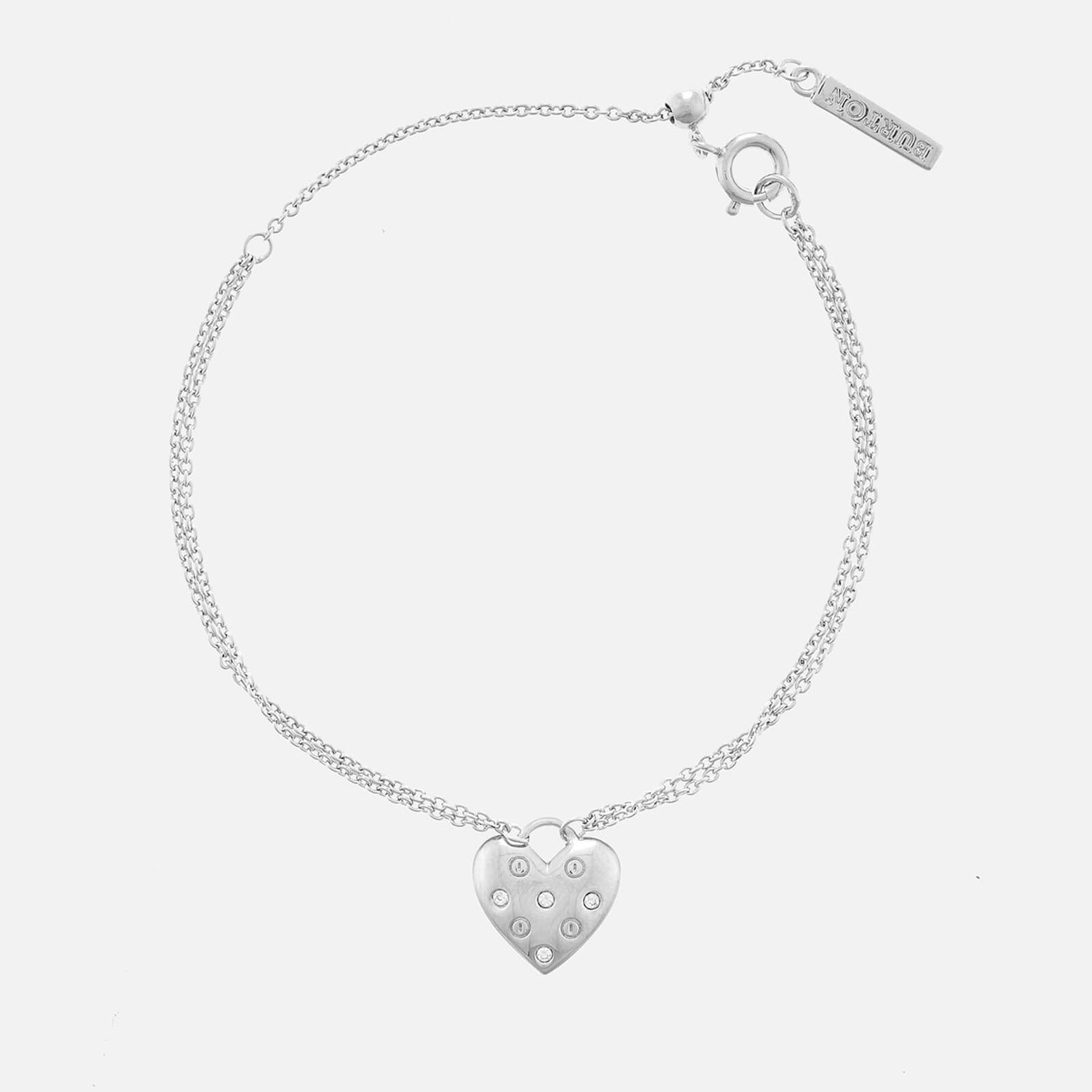Olivia Burton Women's The Classics Screw Heart Bracelet - Silver ...