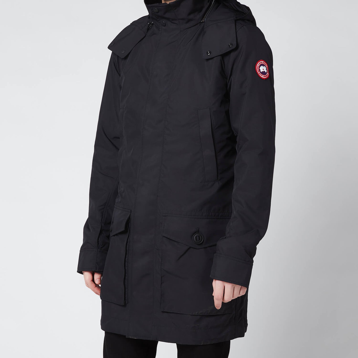 Canada Goose Men's Crew Trench Lightweight Jacket Black Free UK