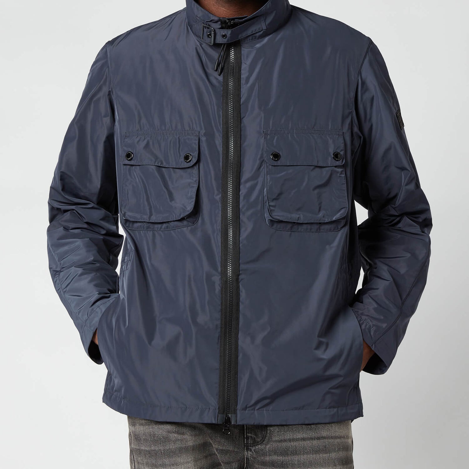 Barbour International Men's Sandwell Casual Jacket India Ink