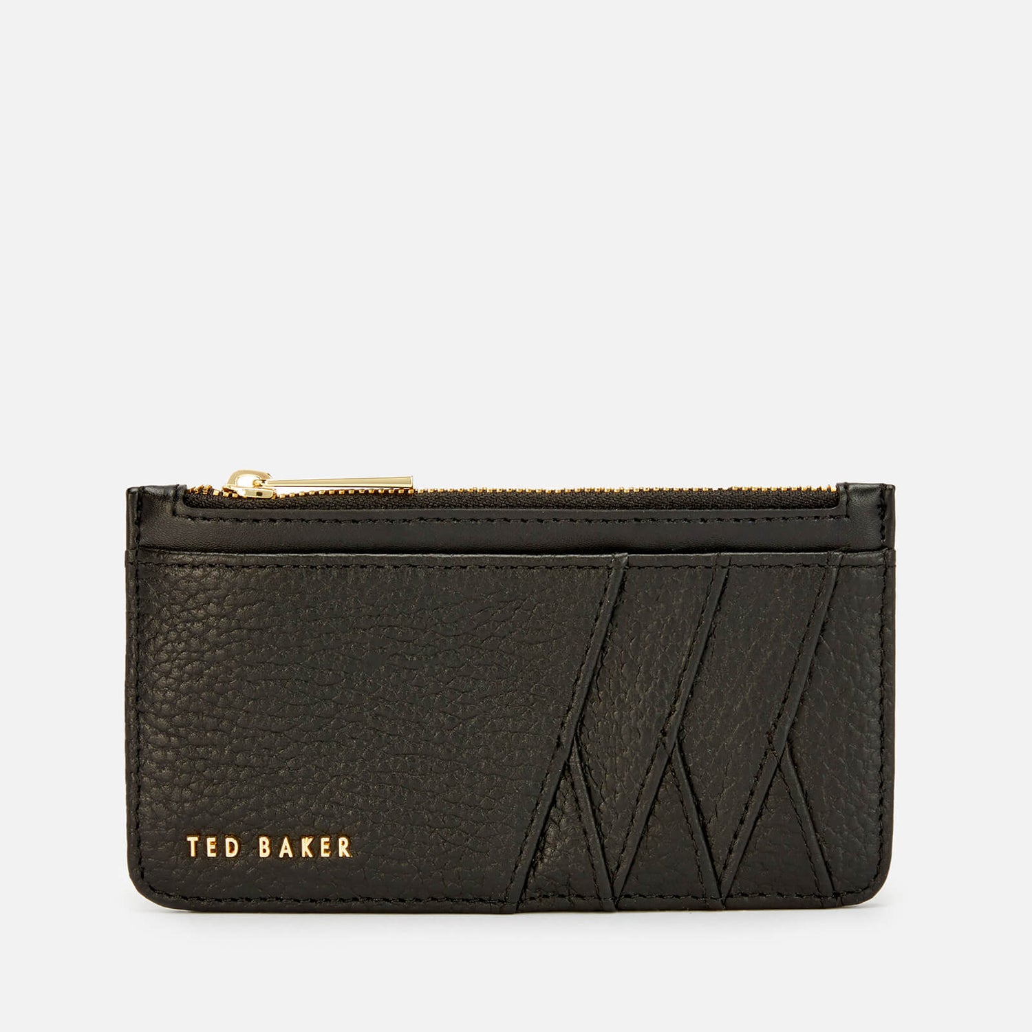Ted Baker Women's Gerii Diagonal Zipped Credit Card Holder Black