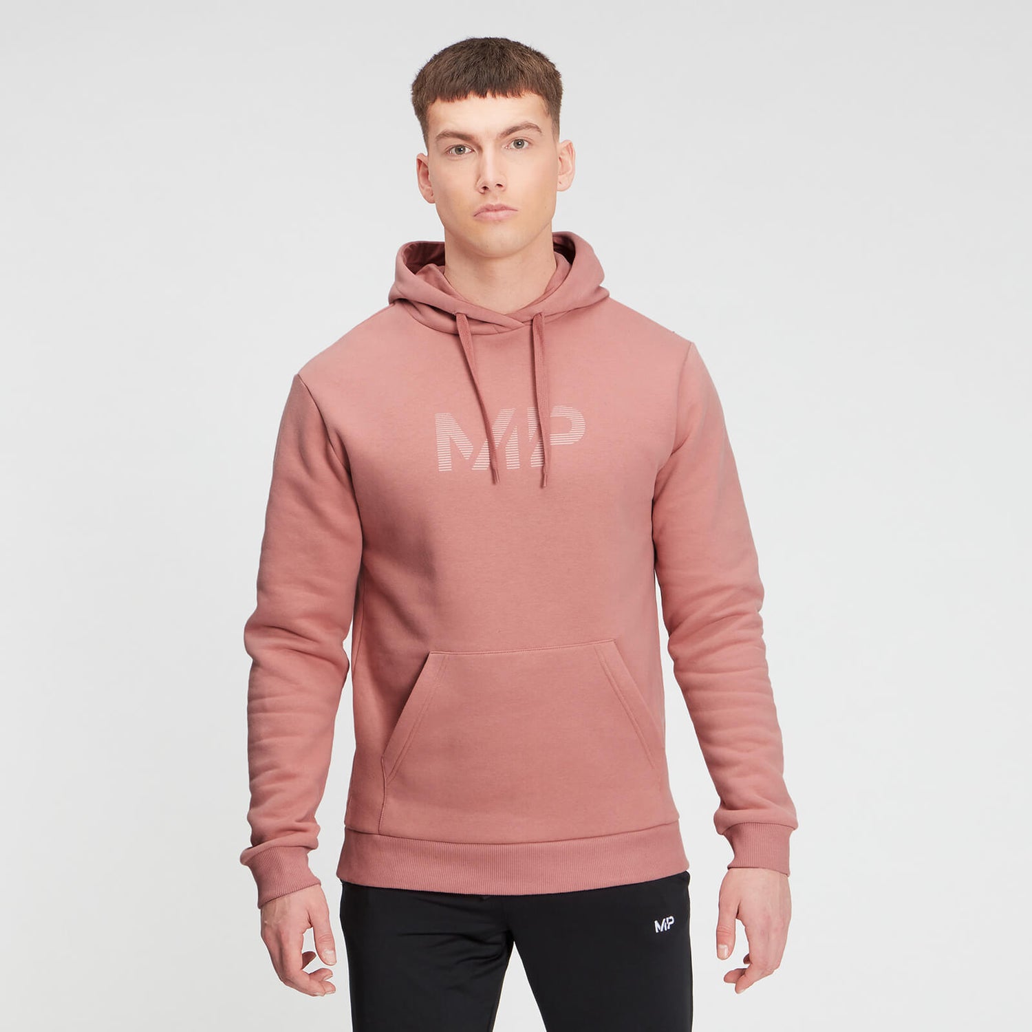 Men's Gradient Line Graphic Hoodie Pink MYPROTEIN™