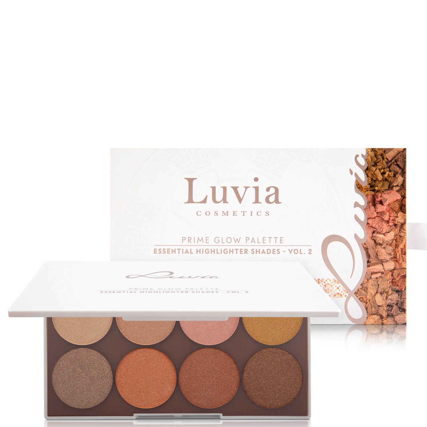 Luvia Prime Glow Palette Essential Highlighter Shades Vol.2