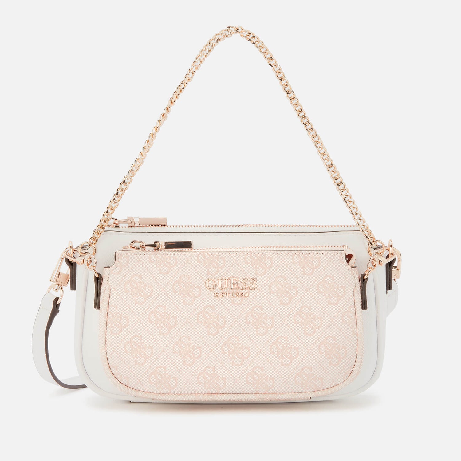 mika double pouch crossbody guess