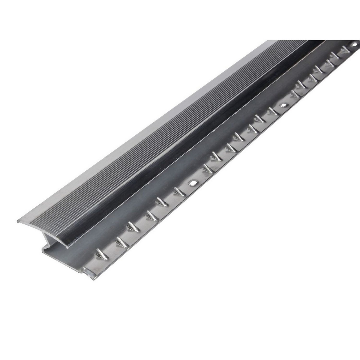 Cover Strip Carpet To Laminate Floor Edge Silver 1800mm Homebase