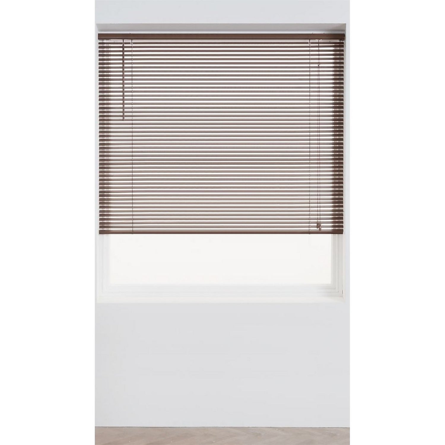 Teak Wood 25mm Blind 180cm Homebase