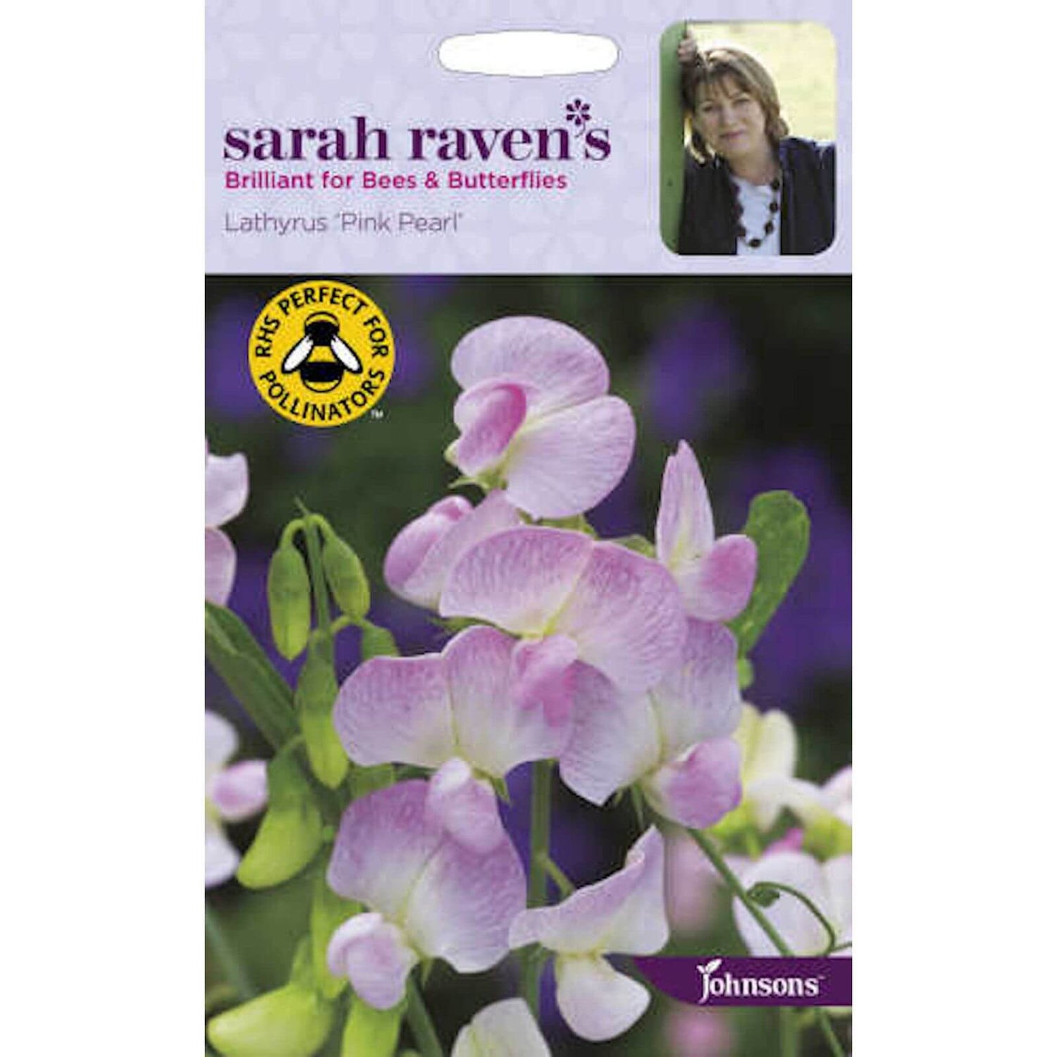 Sarah Ravens Lathyrus Pink Pearl (Perennial Sweet Pea) Seeds Homebase