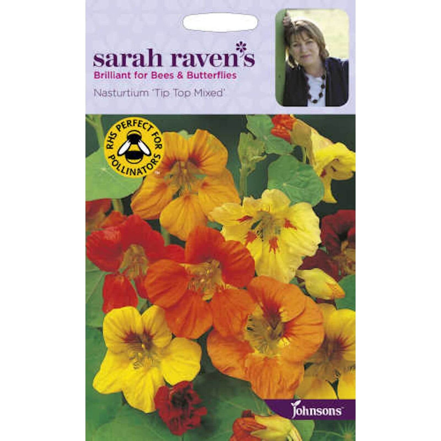 Sarah Ravens Nasturtium Tip Top Mixed Seeds Homebase