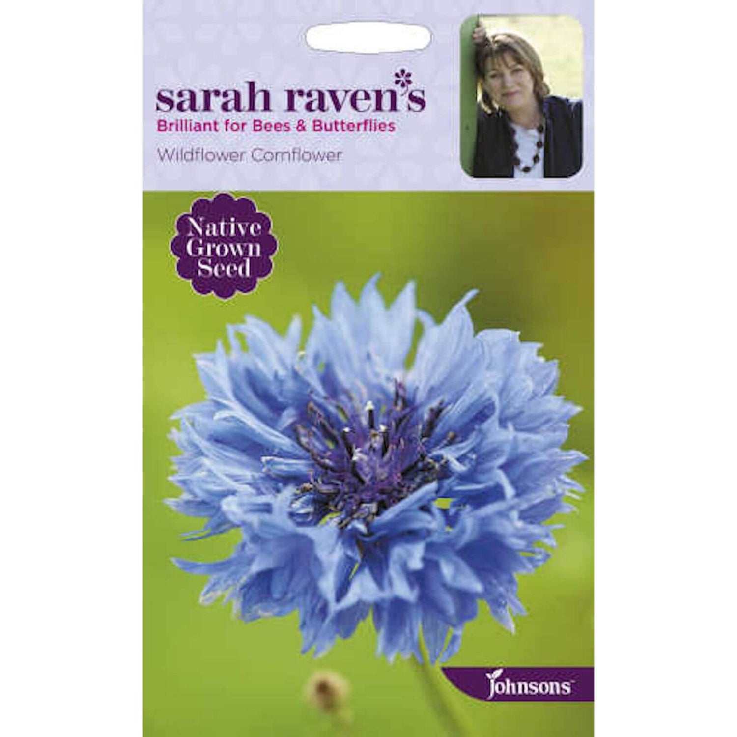 Sarah Ravens Wildflower Cornflower Seeds Homebase