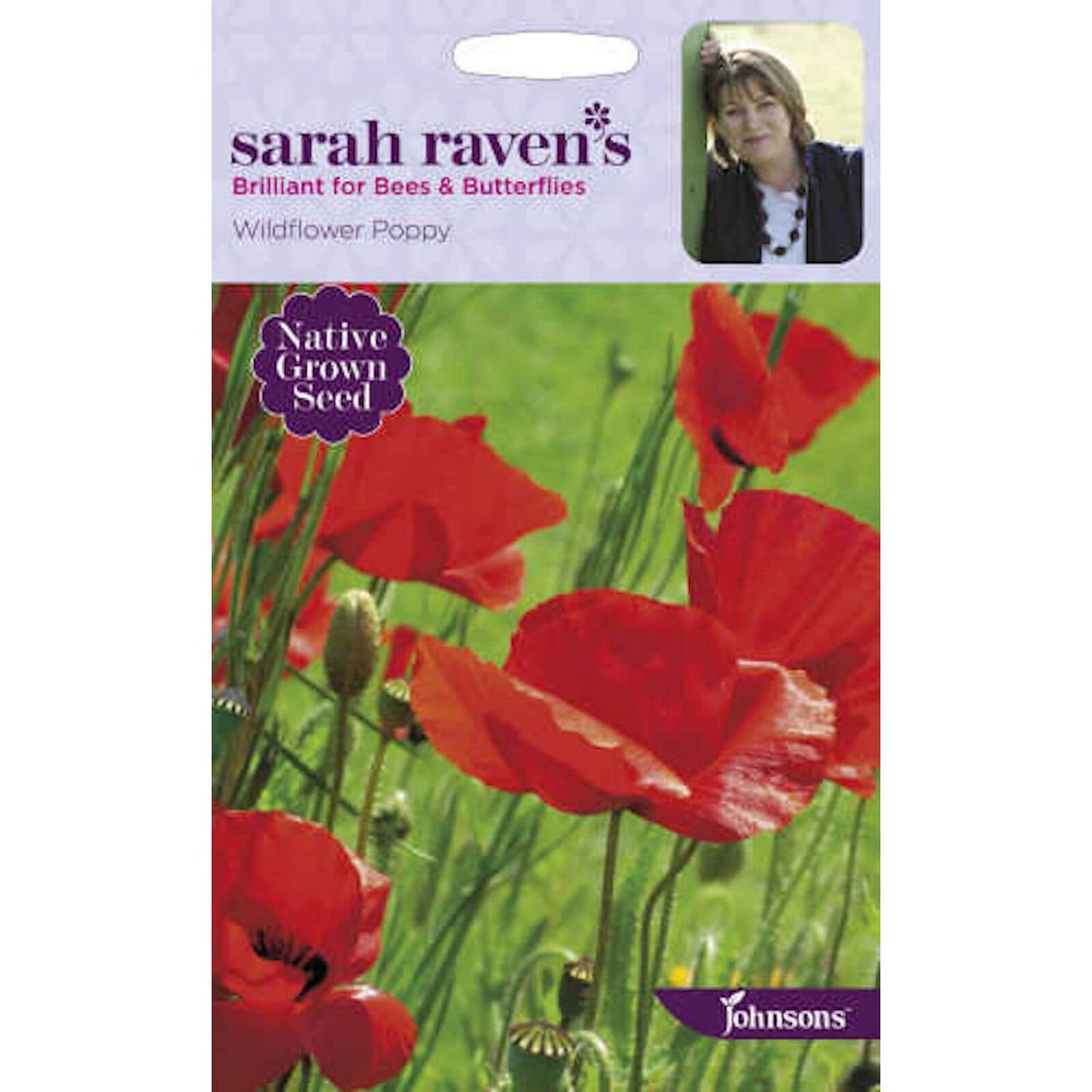 Sarah Ravens Wildflower Poppy Seeds Homebase