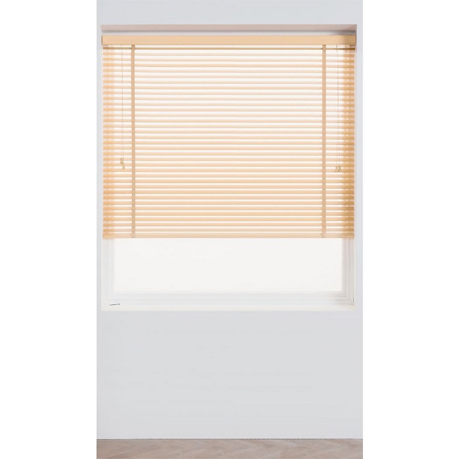 Harrison Drape Natural Wood 35mm Blind 180cm Homebase