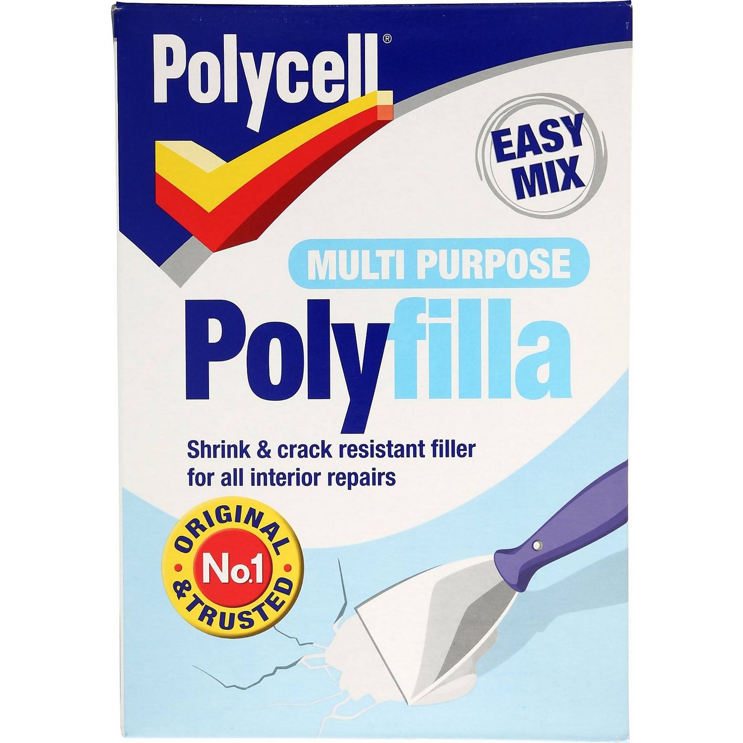 Polycell Multipurpose Interior Polyfilla 1.8kg Homebase