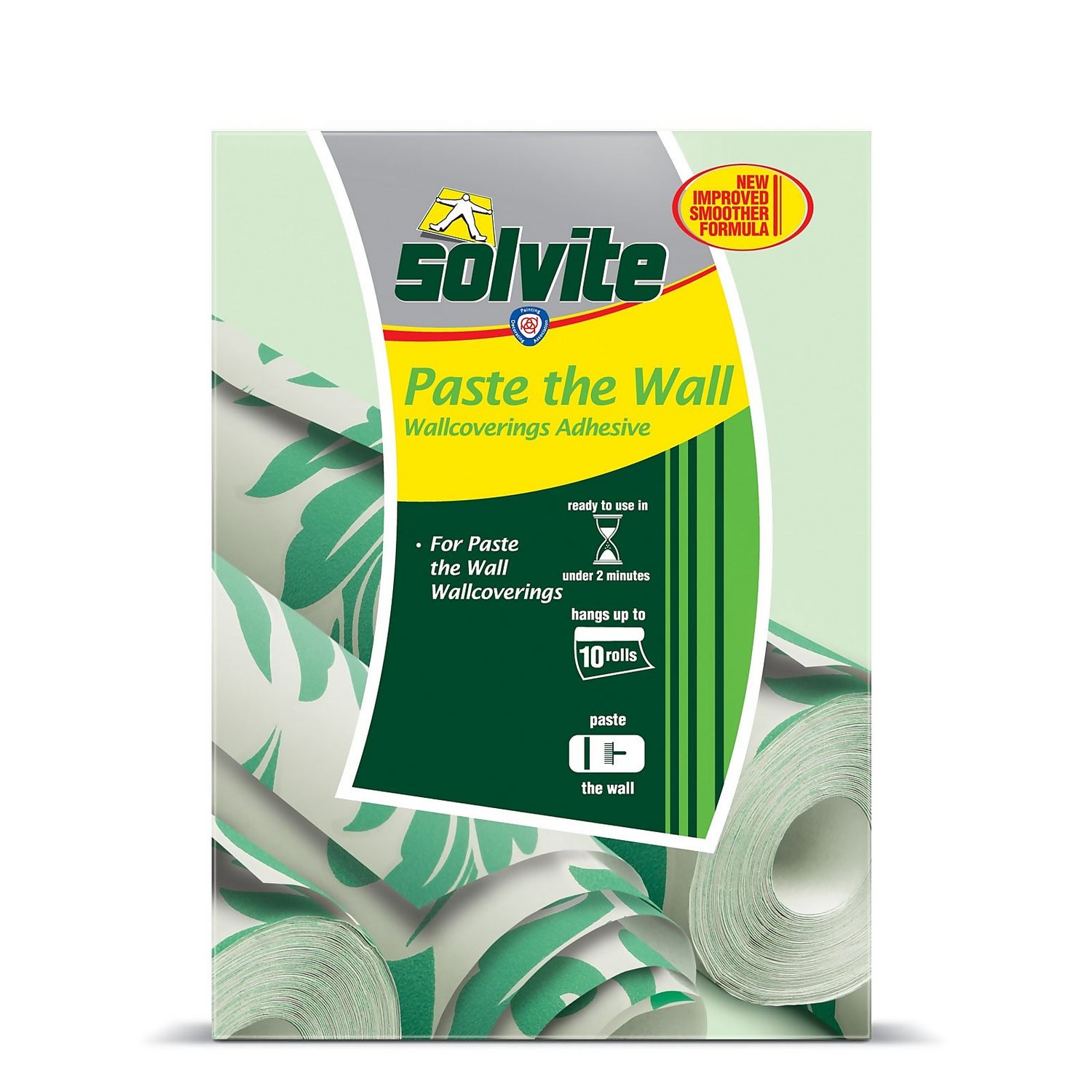 Solvite Paste The Wall Wallpaper Adhesive 10 Rolls Homebase