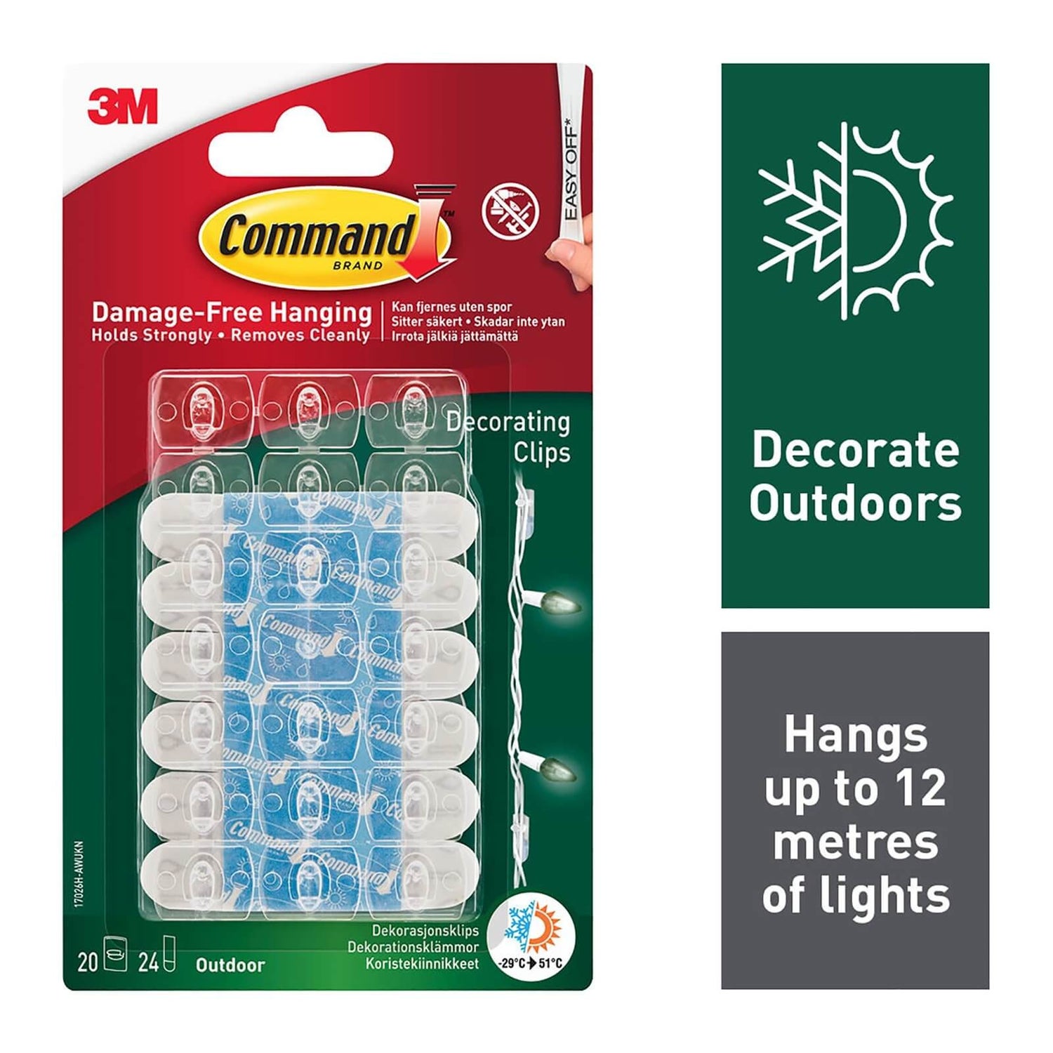 Command Outdoor Decorating Clips Homebase