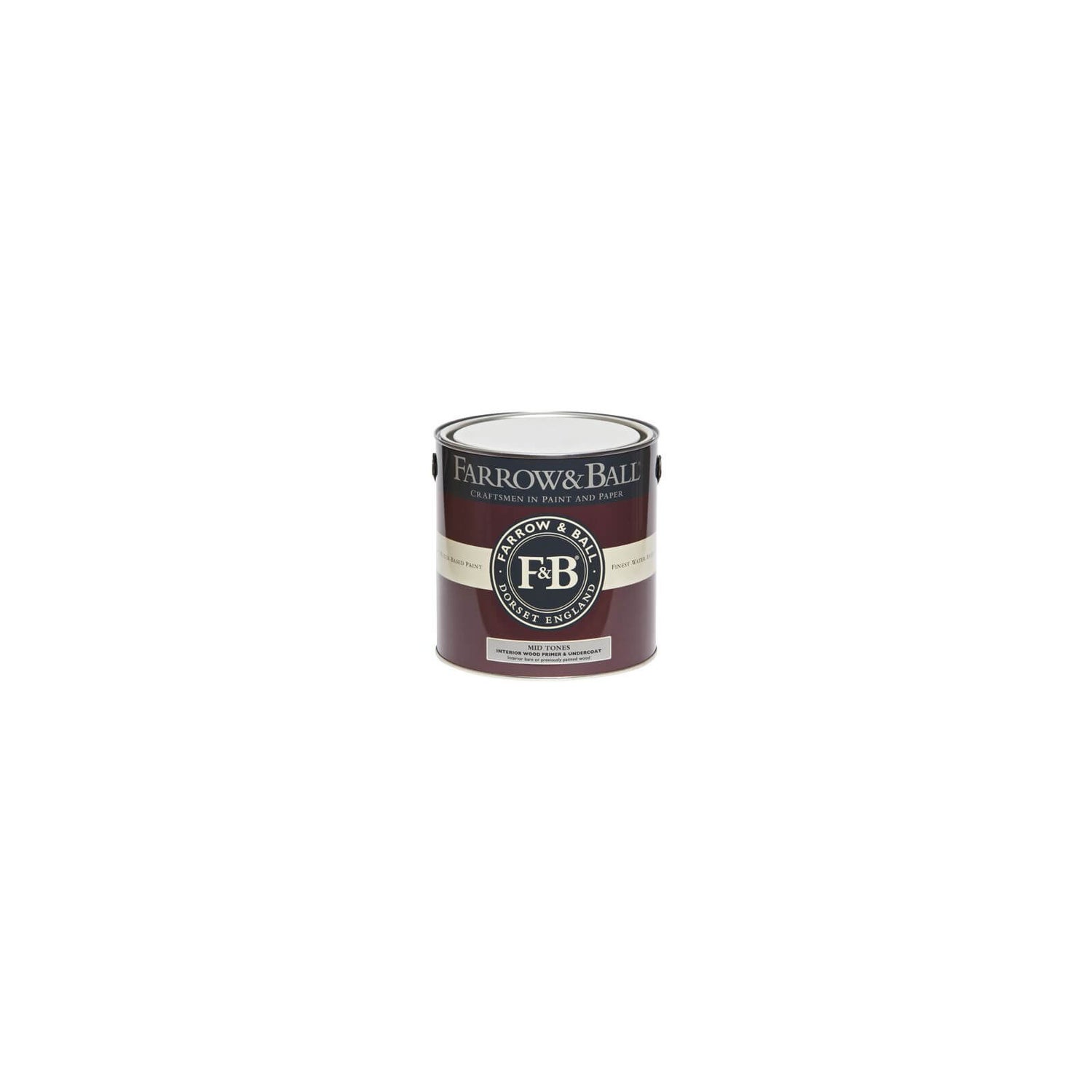 Farrow & Ball Interior Wood Primer Undercoat Mid Tones 2.5L Homebase