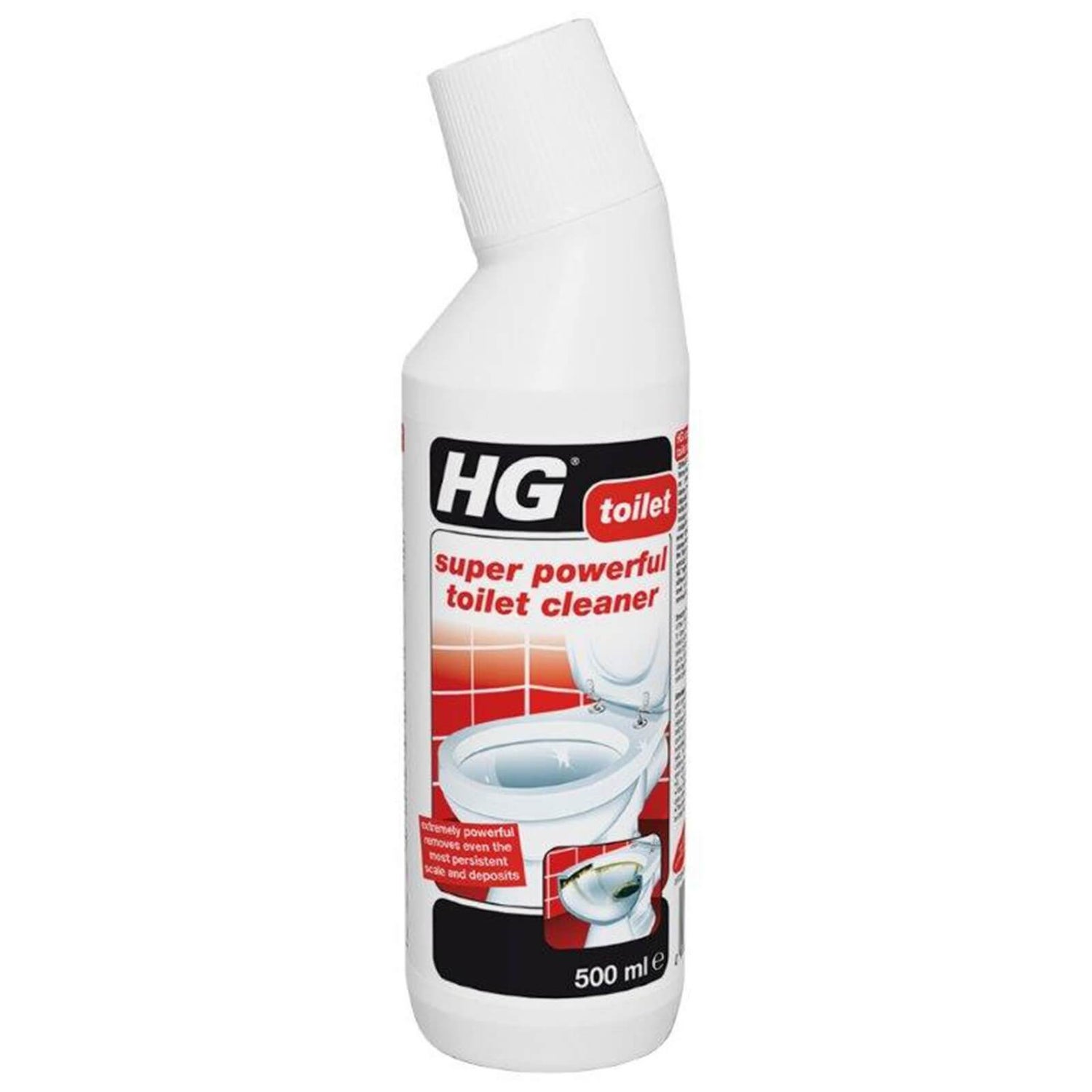 HG Super Powerful Toilet Cleaner 500ml Homebase