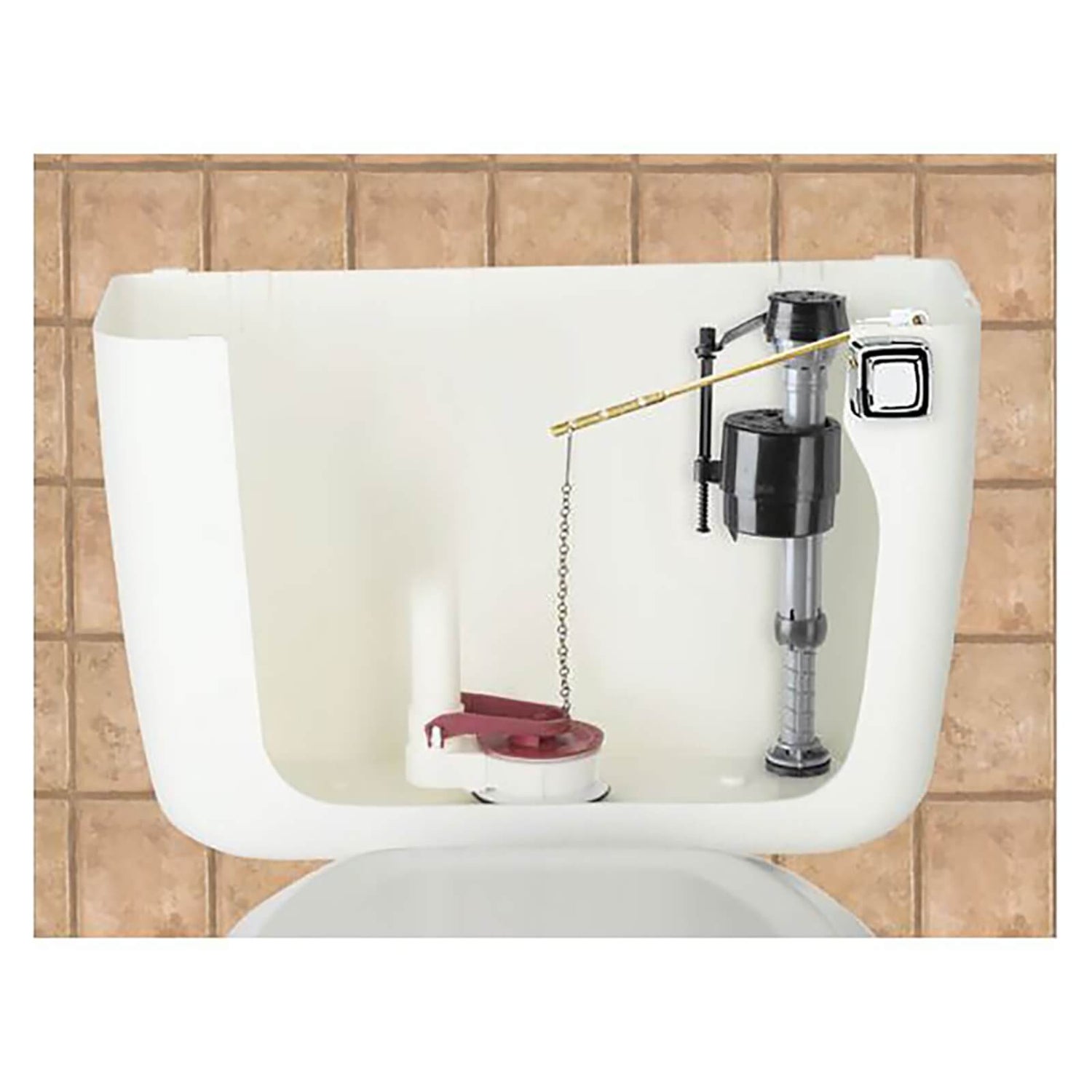 Toilet Cistern Pushbutton Conversion Kit Homebase