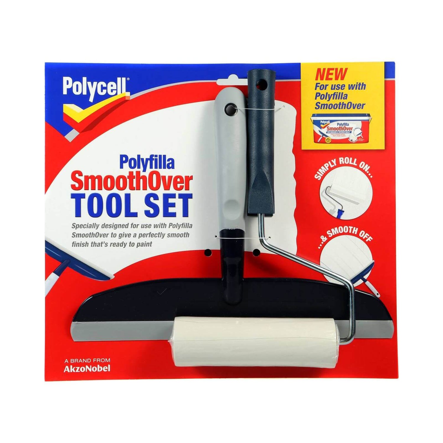 Polycell Polyfilla Smoothover Tool Set Homebase
