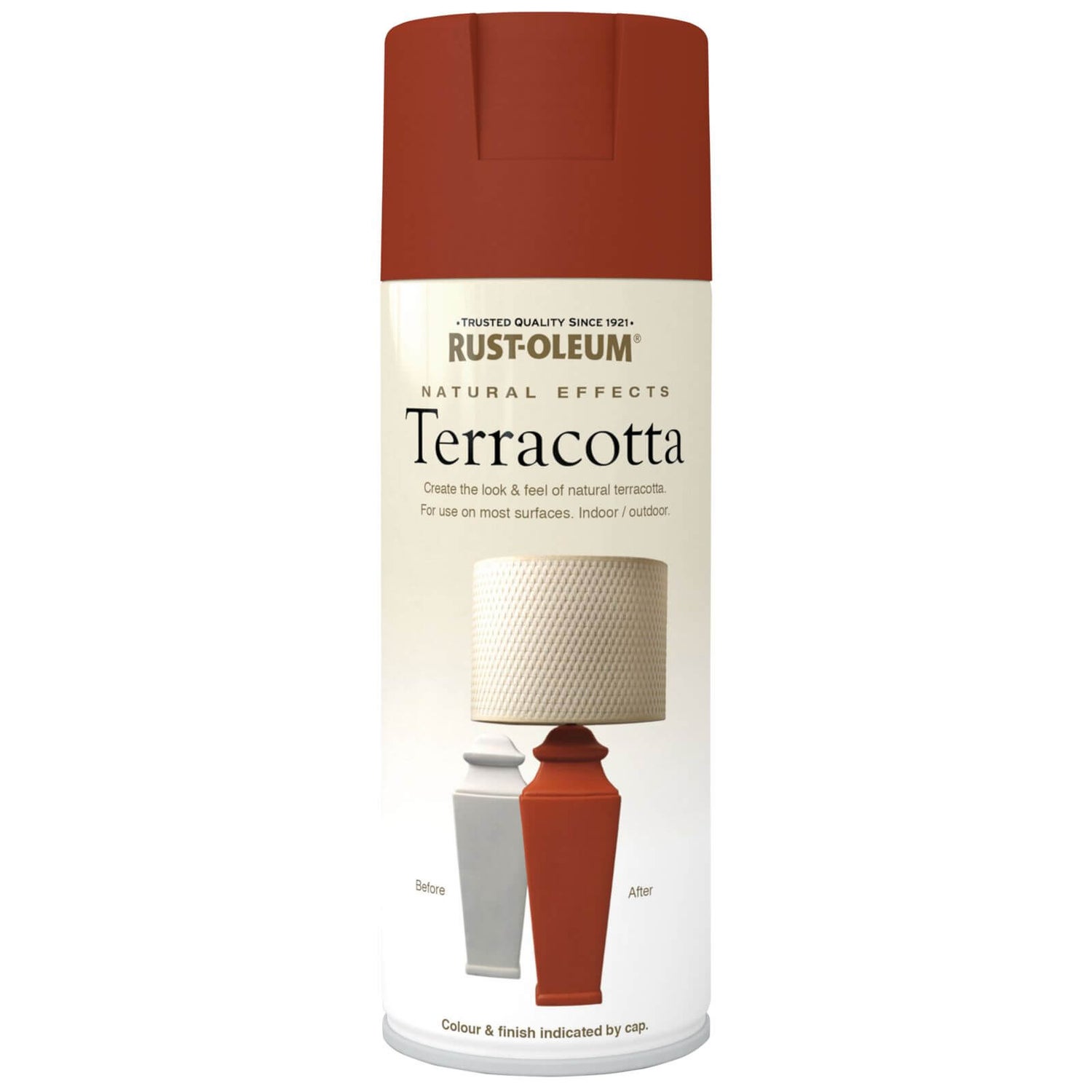 RustOleum Natural Effects Spray Paint Terracotta 400ml Homebase