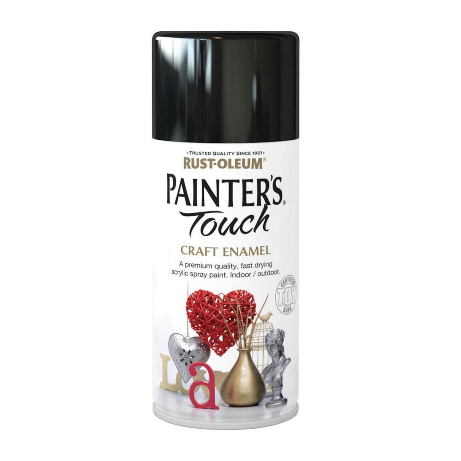 RustOleum Painters Touch Craft Enamel Spray Paint Black Gloss
