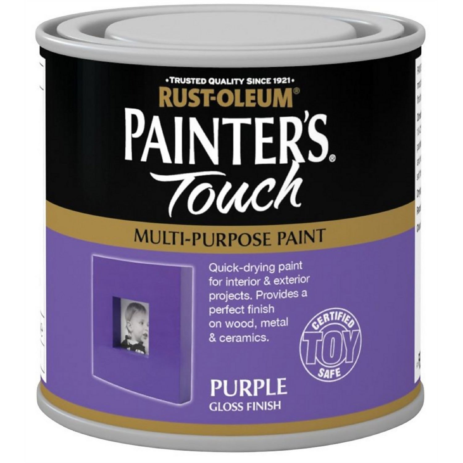 RustOleum Painters Touch Purple Gloss 250ml Homebase