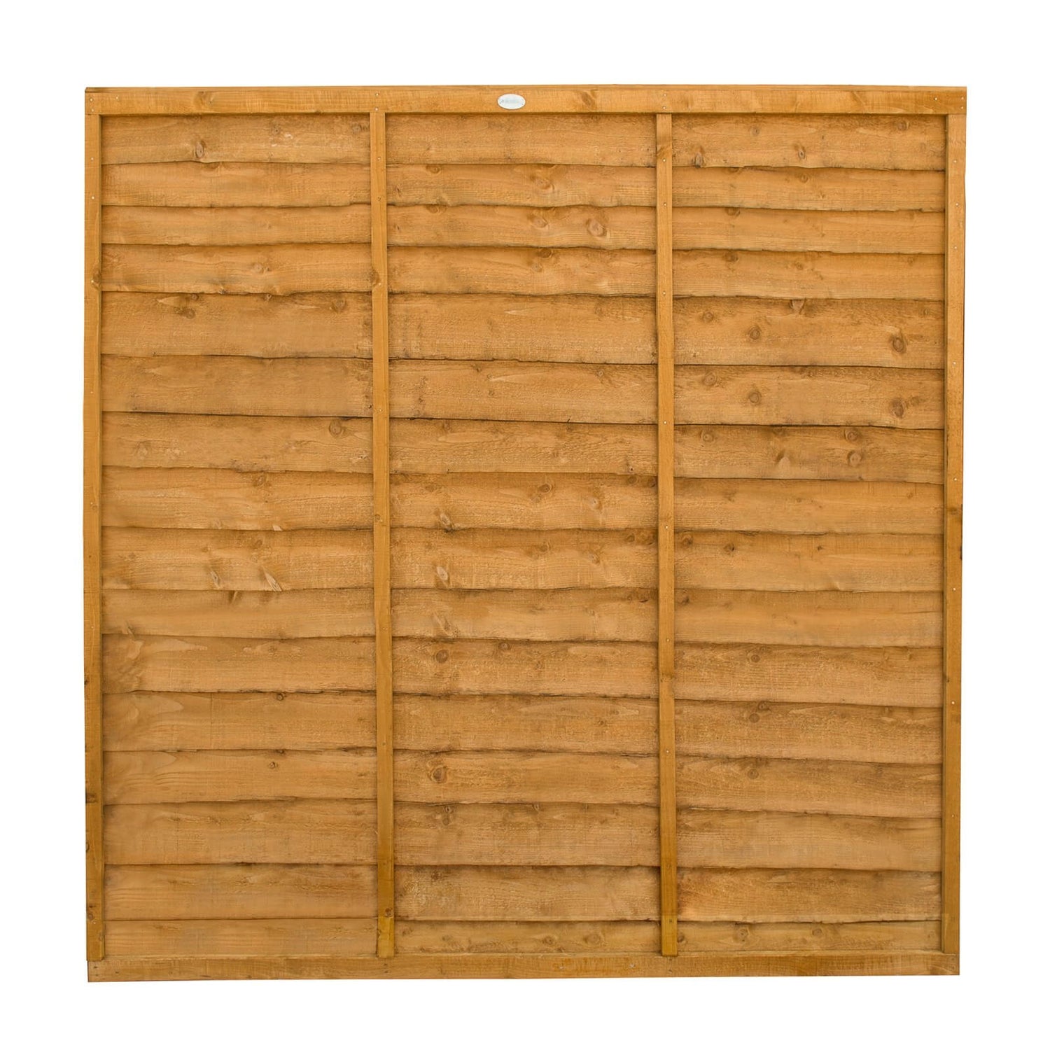 Forest Larchlap Lap 6x6ft Fence Panel Pack of 5 Homebase