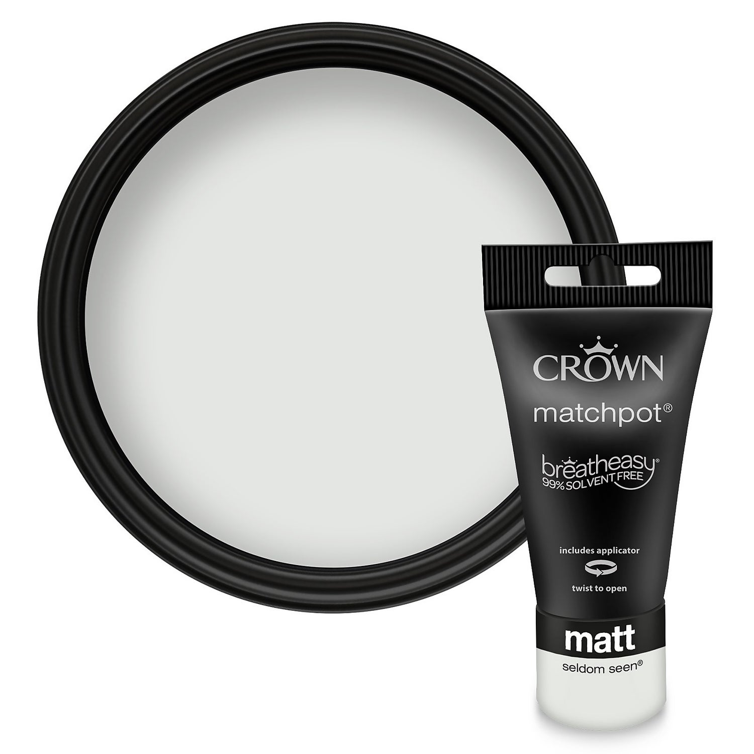 Crown Seldom Seen Standard Matt Emulsion Paint 40ml Tester Homebase