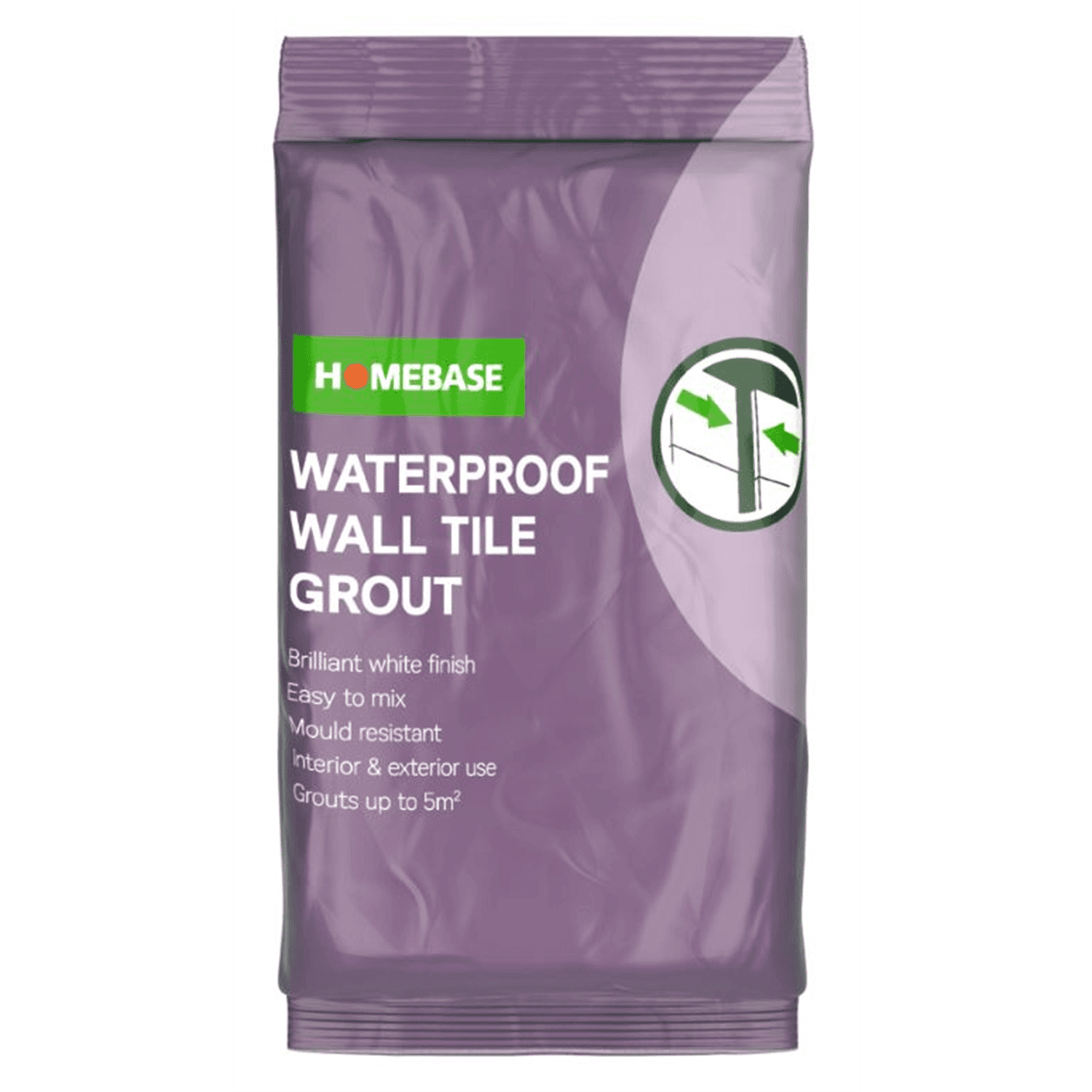 Homebase Powder Wall Grout 1kg Homebase