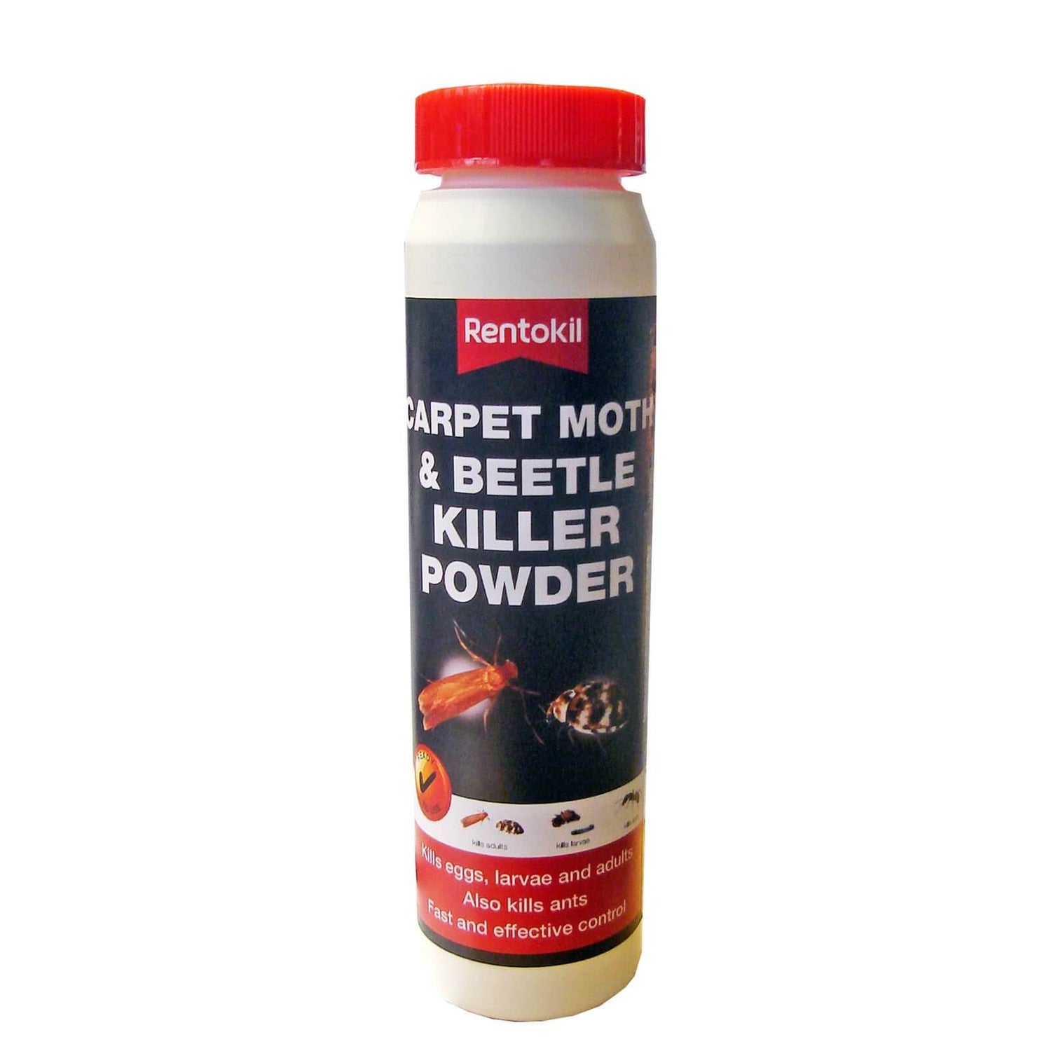 Rentokil Carpet Moth Beetle Killer Powder 211.6g Homebase