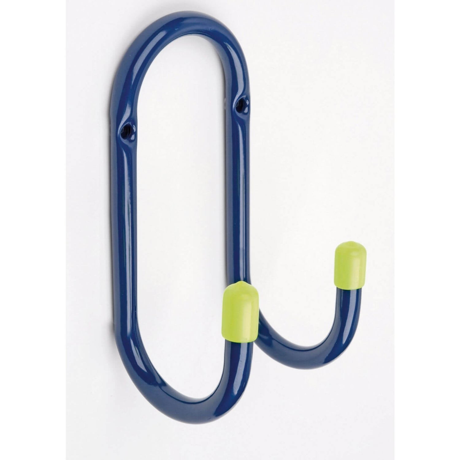 Utility Double Hook Blue and Green 70mm Homebase